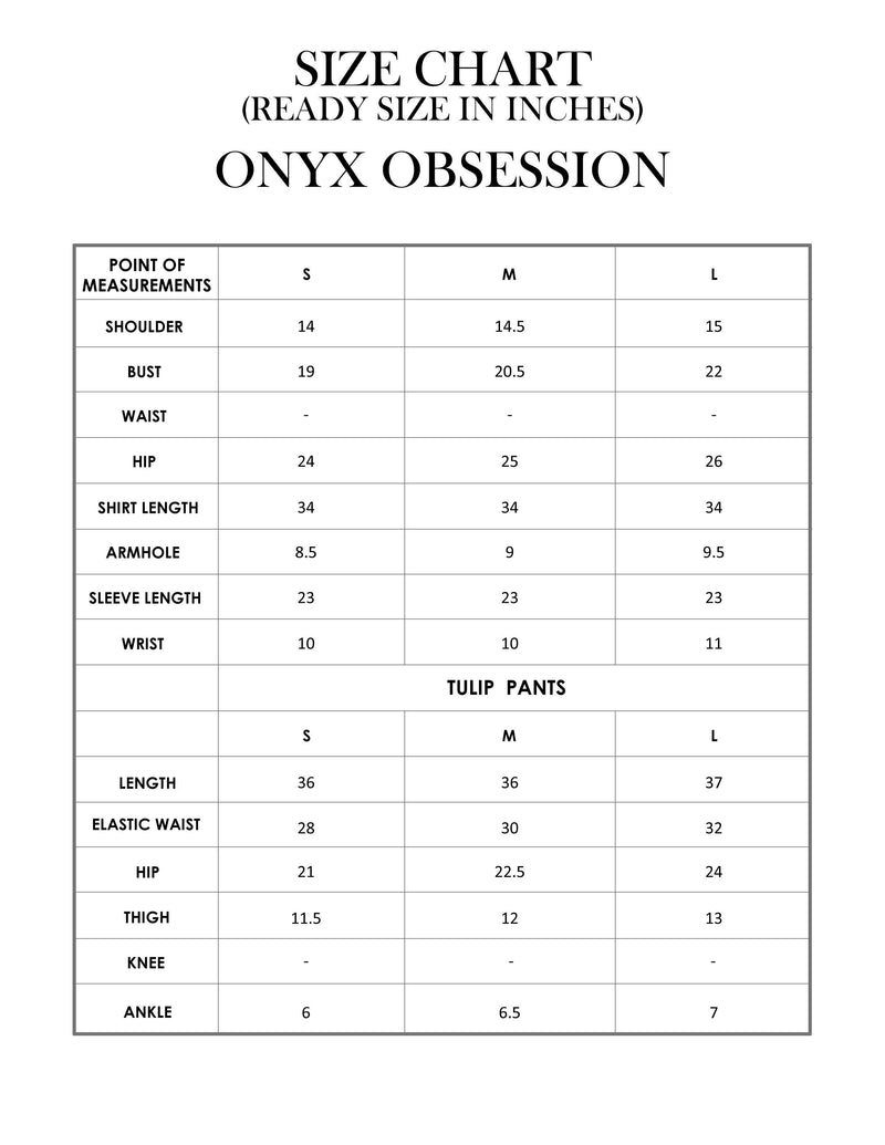 ONYX OBSESSION - Suffuse